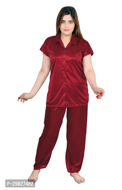 Stylish Stain Night suit For Women