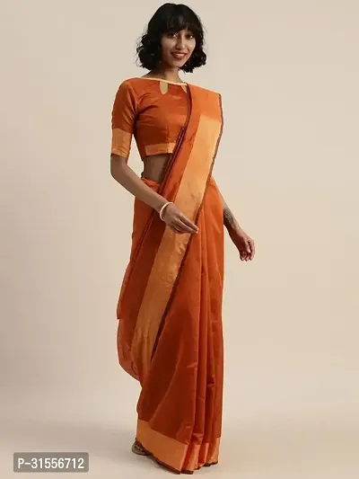 Stylish Fancy Art Silk Saree With Blouse Piece For Women-thumb0