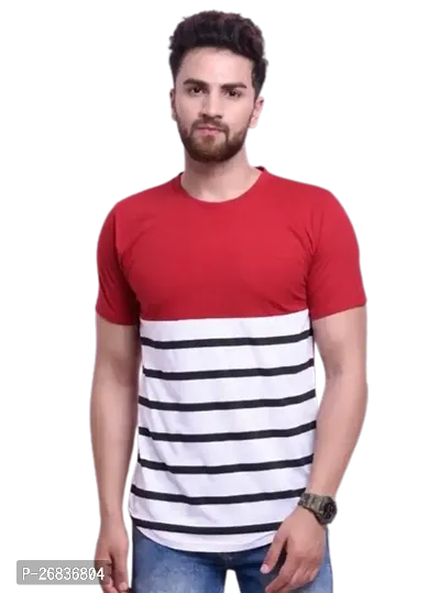 Premium Cotton Half  Sleeve Tshirt for Men-thumb0