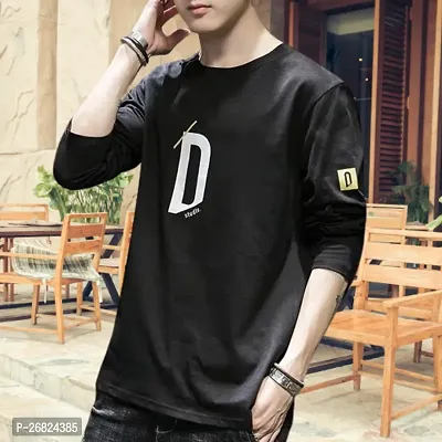 Premium Cotton Full  Sleeve Tshirt for Men-thumb0