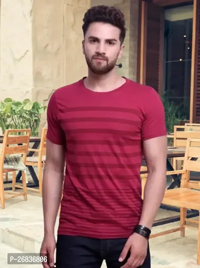 Premium Cotton Half  Sleeve Tshirt for Men-thumb0
