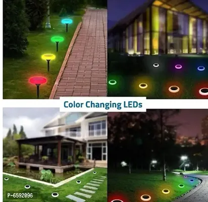 SAHAJANANAD ELECTRICALS hardoll Solar Decorative Lights for Home Garden Outdoor Disk Shaped Waterproof led Decorati-thumb5