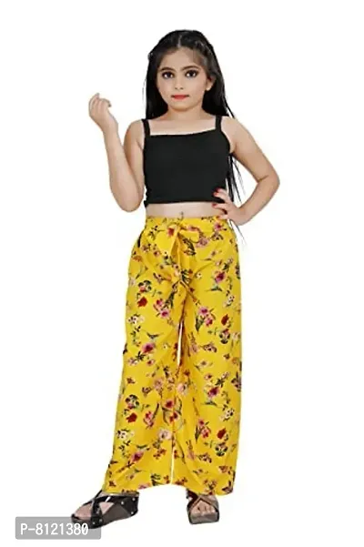 Buy Aarika Kids Red Solid Palazzos for Girls Clothing Online @ Tata CLiQ
