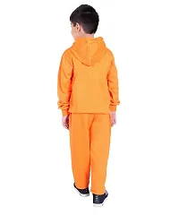 ZILVEE Winter Casual Wear Full Sleeve Cotton Blend Hooded Printed Tracksuit For Kids-thumb3