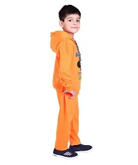 ZILVEE Winter Casual Wear Full Sleeve Cotton Blend Hooded Printed Tracksuit For Kids-thumb2