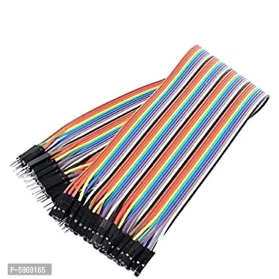 Male to Female Jumper Wires 40 Pieces | breadboard jumper wires-thumb0