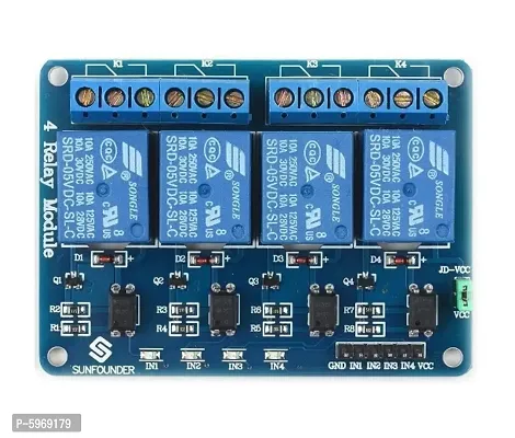Optocoupler 4 Channel 5v Relay Module-thumb0