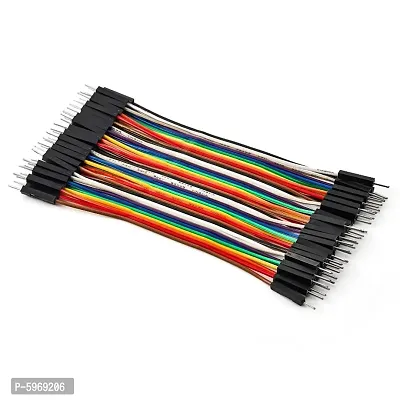 Male to male Jumper Wires 40 Pieces | breadboard jumper wires-thumb0