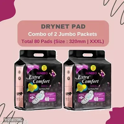 Jumbo Extra comfort XXXL Pack of 2 total 80 pads