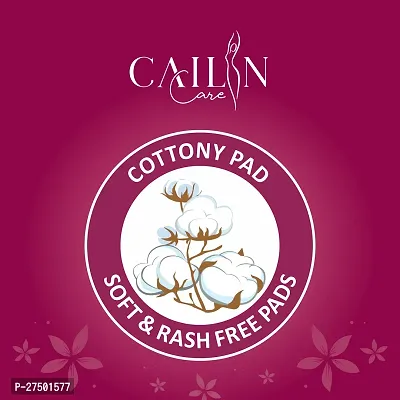 Cailin Care Cotton Heavy Flow Protection Sanitary Napkin Sanitary Pads  (Size - 320mm | XXXL) (Combo of 2 Packet) (Total 80 Pads)-thumb2