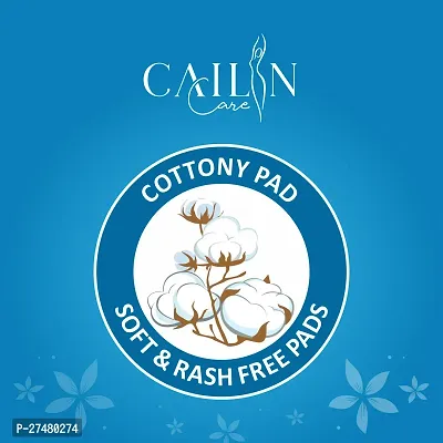 Cailin Care Rash Free Cottony Sanitary Pads Sanitary Napkins (Size - 280mm | XXL) (1 Packet) (Total 40 Pads)-thumb3