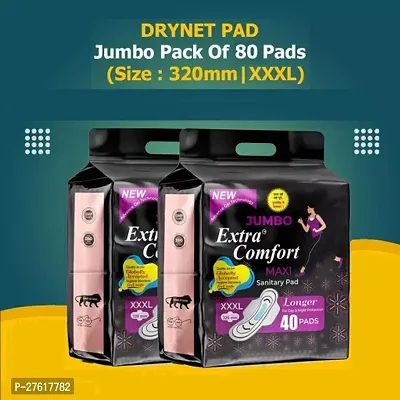 Jumbo Extra comfort Ultra Absorbent Disposable Period Panties, XXXL, 0% Leaks, Sanitary protection for women  Girls, Maternity Delivery Pads, 360deg; Protection, Postpartum  Overnight use, Heavy Flow-thumb0