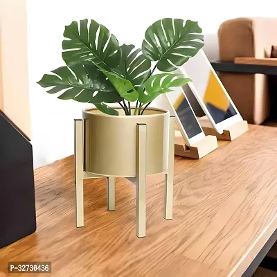 Luxurious Gold Plant Stand for Indoor Plants ndash; Enhance Your Home Decor with Elegant and Durable Design (size 8inch)-thumb3