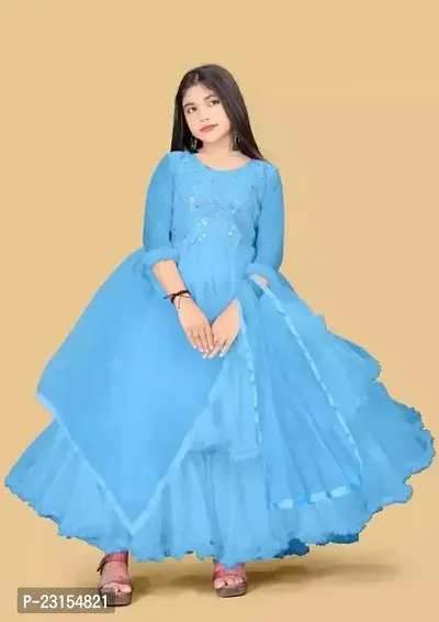 Stylish Fancy Designer Cotton Frocks Dress For Girls