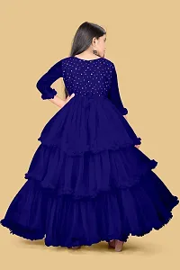 Stylish Fancy Designer Cotton Frocks Dress For Girls-thumb2