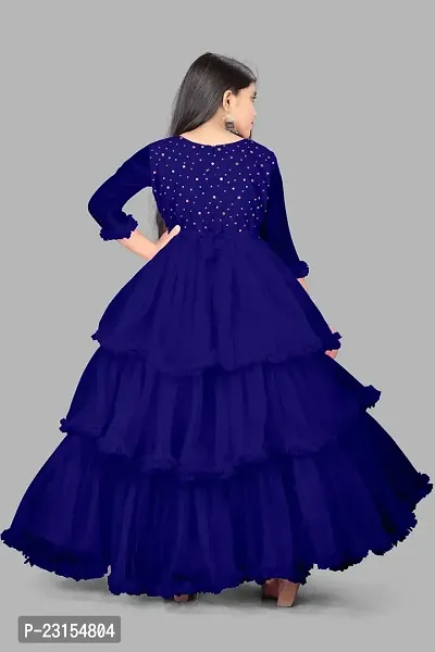 Stylish Fancy Designer Cotton Frocks Dress For Girls-thumb3