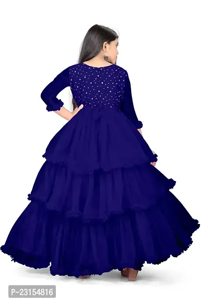 Stylish Fancy Designer Cotton Frocks Dress For Girls-thumb3