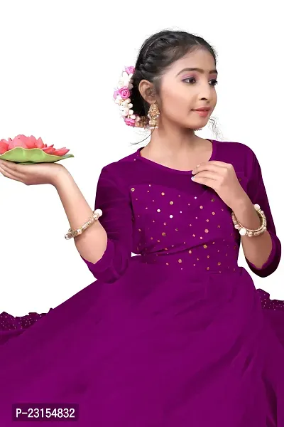 Stylish Fancy Designer Cotton Frocks Dress For Girls-thumb4