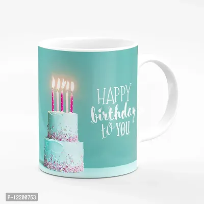 The Click India ""Happy Birthday"" Printed Coffee Mug Best Gift for Friend/Best Friend/Girlfriend/Boyfriend/Son/Girls/Boys/Husband/Kids/Daughter On His/her Birthday (Happy Birthday 3)