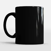 Wings Mart Ceramic Black Coffee Mug | Glossy Black Mug |Plain Ceramic Mug| 330 ml,| Gift for Boy Friend ,Kids Gift for Kids, Brother, Gift for Girlfriend, Boyfriend, Husband, Wife (Black Pack of 2)-thumb3