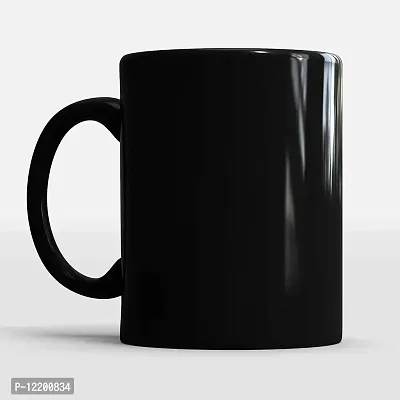 Wings Mart Ceramic Black Coffee Mug | Glossy Black Mug |Plain Ceramic Mug| 330 ml,| Gift for Boy Friend ,Kids Gift for Kids, Brother, Gift for Girlfriend, Boyfriend, Husband, Wife (Black Pack of 2)-thumb4