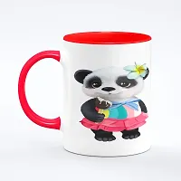 The Click India Baby Panda Coffee Mug Gift for Kids, Girls, Boys, Sister, Girlfriend, Boyfriend, Son, Daughter on His/ Her Birthday Ceramic Coffee Mug/Cup Microwave Safe (Panda Coffee Mugs rt 89)-thumb1