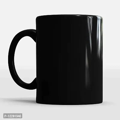 Wings Mart Ceramic Black Coffee Mug | Glossy Black Mug |Plain Ceramic Mug| 330 ml,| Gift for Boy Friend ,Kids Gift for Kids, Brother, Gift for Girlfriend, Boyfriend, Husband, Wife (Black Pack of 1)-thumb5