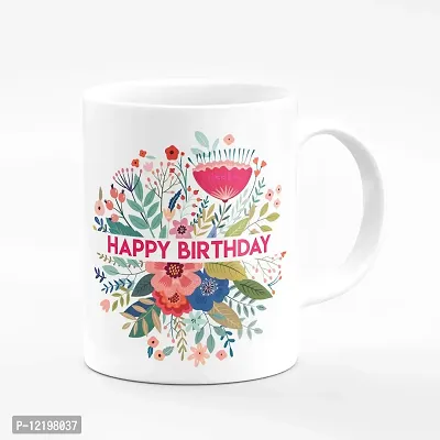 The Click India ""Happy Birthday"" Printed Coffee Mug Best Gift for Friend/Best Friend/Girlfriend/Boyfriend/Son/Girls/Boys/Husband/Kids/Daughter On His/her Birthday (Happy Birthday 1)