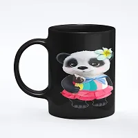 The Click India Baby Panda Coffee Mug Gift for Kids, Girls, Boys, Sister, Girlfriend, Boyfriend, Son, Daughter on His/ Her Birthday Ceramic Coffee Mug/Cup Microwave Safe (Panda Coffee Mug b 76)-thumb1