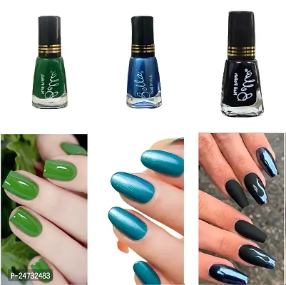 Nail Polish Color of Green,Blue,Black-thumb0