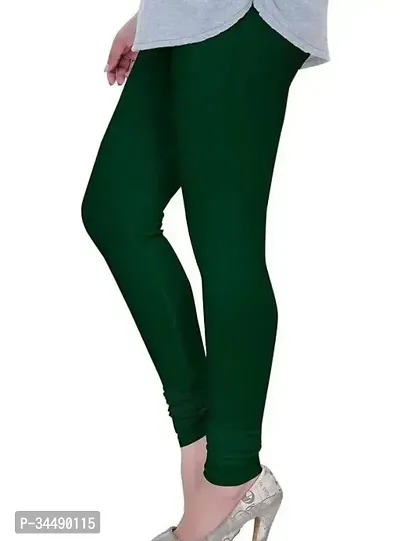 Stylish Cotton Solid Leggings For Women And Girls-thumb0