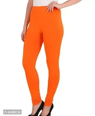 Stylish Cotton Solid Leggings For Women And Girls-thumb0