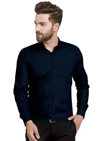 Men Stylish Solid Casual Shirt