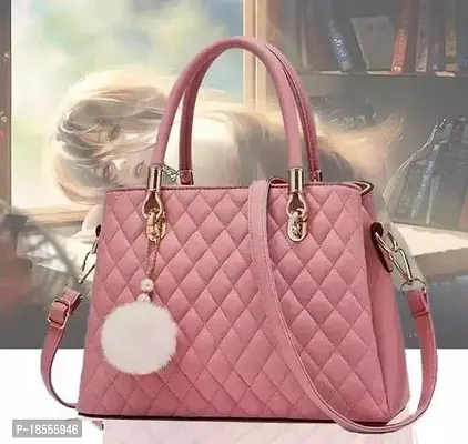 Stylish Fancy Premium Quality PU Handbags For Women-thumb0
