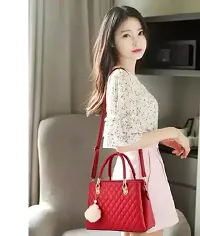 Stylish Fancy Premium Quality PU Handbags For Women-thumb2