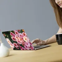 Printaart Multicolour Flower Wallpaper Sticker Decals Vinyl for Laptop Sticker PVC Vinyl Laptop Decal 17 Inch-thumb2