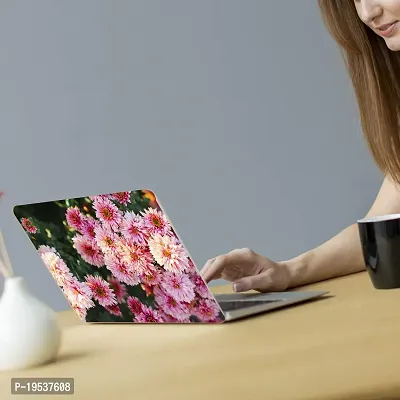 Printaart Multicolour Flower Wallpaper Sticker Decals Vinyl for Laptop Sticker PVC Vinyl Laptop Decal 17 Inch-thumb3