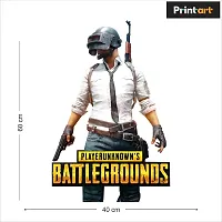 Printaart 3D Vinyl PUBG Wall Switch Board Bike Sticker Wall Poster for Living Room Bedroom (60 x 40 cm Multicolou)-thumb1