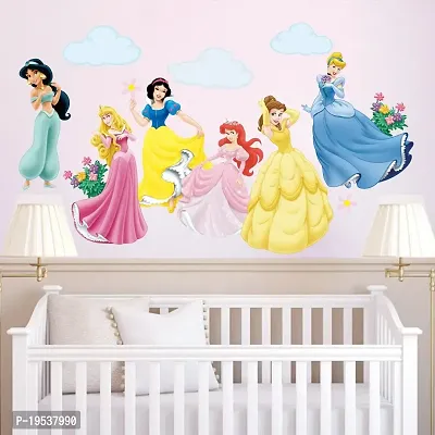 Printaart Vinyl Fairy Princess Wall Stickers Murals Wall Decals for Girls Room  Nursery Baby Bedroom