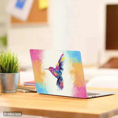 Printaart Humming Bird Wallpaper Sticker Decals Vinyl for Laptop Skin PVC Vinyl 17 Inch-thumb2