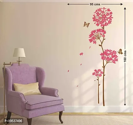 Printaart Flowers Dandelion Wall Sticker (PVC Vinyl 70 cm x 50 cm) Multicolour Botanical-thumb2