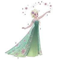 Printaart Nilaya Disney Frozen Fever Elsa Giant Wall Stickers Vinyl-thumb1