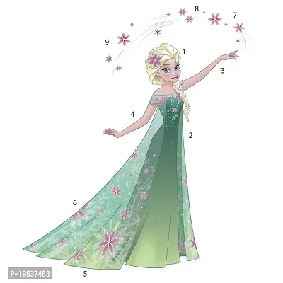 Printaart Nilaya Disney Frozen Fever Elsa Giant Wall Stickers Vinyl-thumb2