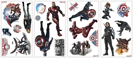 Printaart Nilaya Captain America Civil War Wall Stickers-thumb2