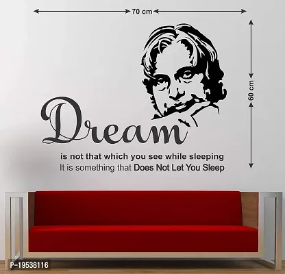 Printaart Wallstick D.R. A. P. J. Abdul Kalam Wall Sticker (Vinyl 49 cm x 4 cm x 4 cm)-thumb2