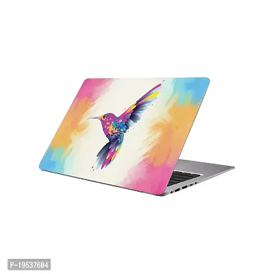 Printaart Artistic Humming Bird Wallpaper Sticker Decals Vinyl for Laptop Skin PVC Vinyl Laptop Decal 17 Inch