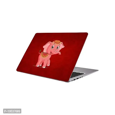 Printaart Vector Elephant Cute Sticker Vinyl for Laptop 17 Inch