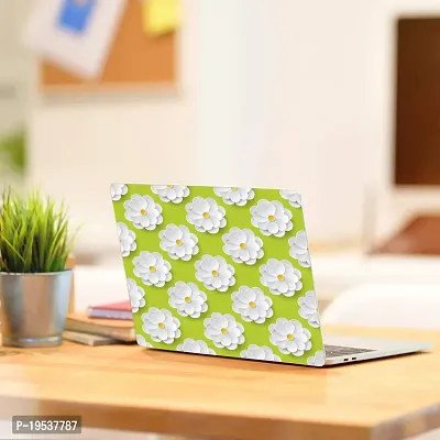 Printaart Laptop 3D Flower Wallpaper Sticker 17 Inch-thumb2