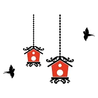 Printaart Wall-Ons Birdhouse Decal PVC Vinyl Decorative Wall Stickers for Hall Living And Bedrooms UV Printed Eco-Solvent Ink DIY Removable Peel and Stick Covers H 1 ft X W 2.5 ft-thumb2