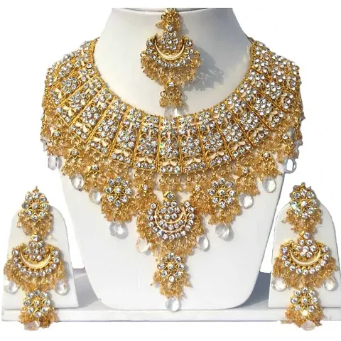 Kundan Beads American Diamond Bridal Sets